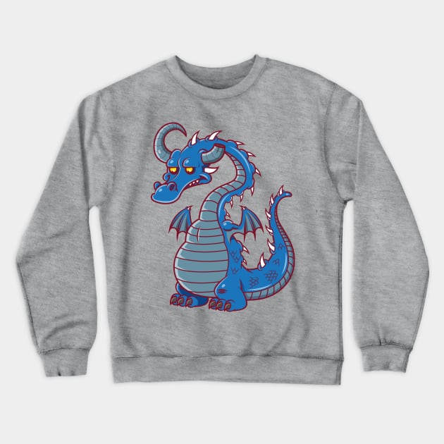 The Frowning Dragon Crewneck Sweatshirt by JenniferSmith